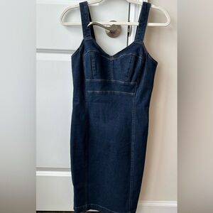 Dark Wash Denim Dress💙